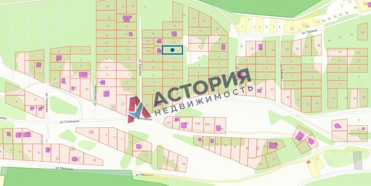 Ерофеевского ул, Земли населенных пунктов, 11 сот