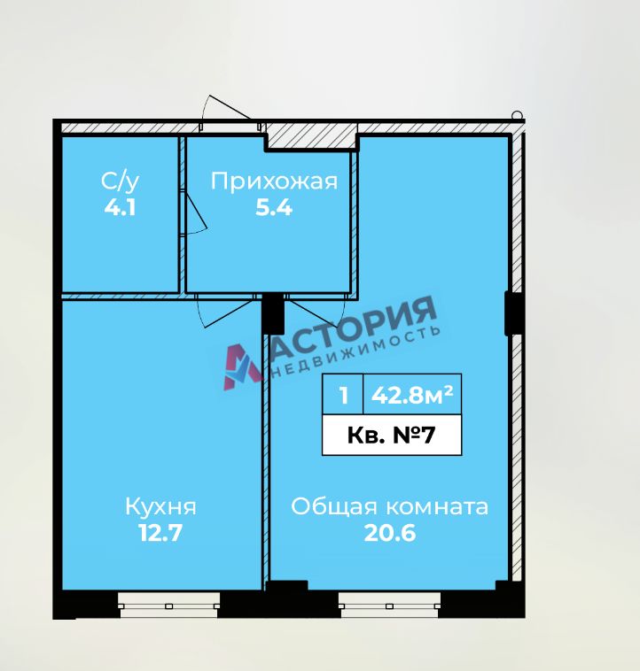 ЖК Айсберг  ,, 1к, 1/10