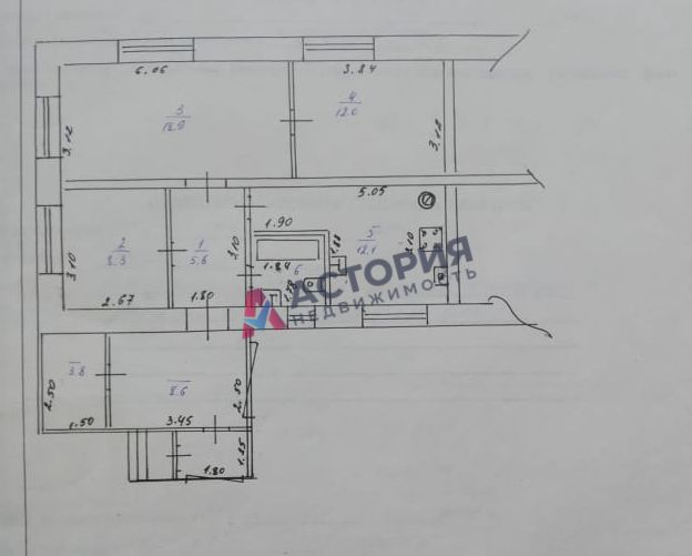 р.п. Ленинский, 72.60 кв.м., 13.52 сот