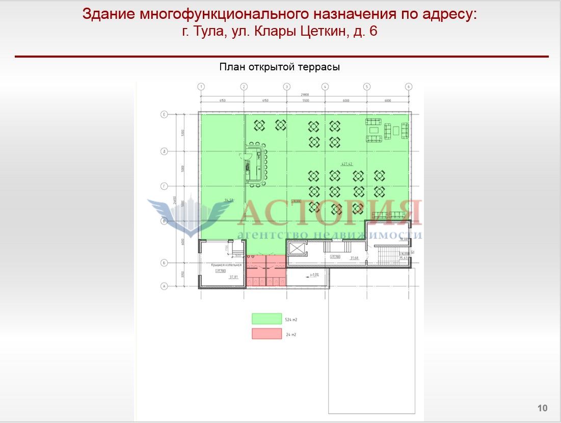 К.Цеткин ул 6, 650.00 кв.м.