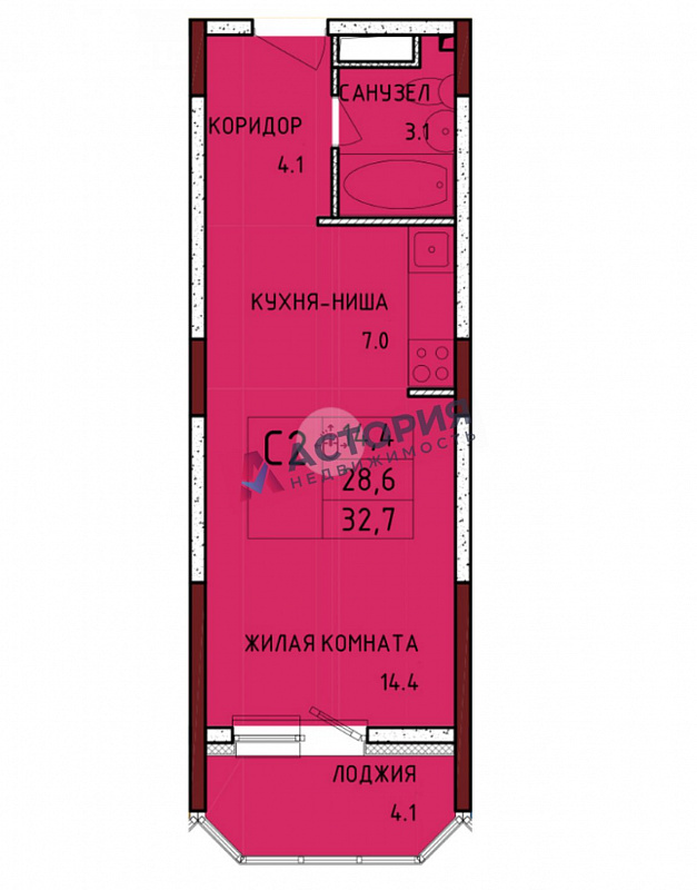 Аркадия Шипунова ул 1,, 1к, 3/17